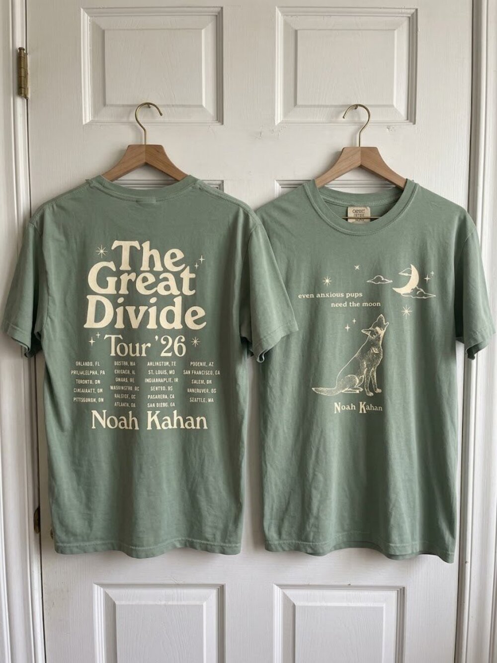 Noah Kahan The Great Divide Tour 2026 T-shirt